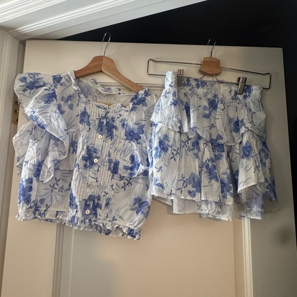 Nora Ruffle Mini Skirt Set - Picture 4 of 8